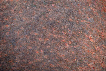 Rusted on surface of the old iron, Deterioration of the steel, Decay and grunge rough, Texture background