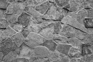 Grey texture of the stone wall
