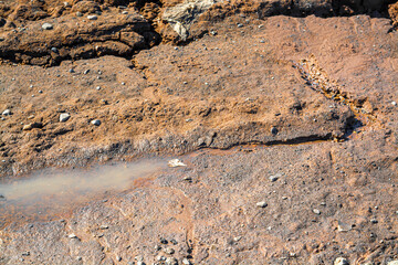 Brown mud and water, texture and background for design used for 3d models