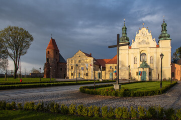Romanesque catholic church of the Holy Trinity in Strzelno, Poland