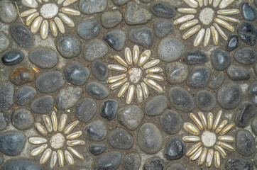 Cobblestone background comes in many designs and sizes, colors and shapes / Abstract Cobblestone Background / Ideal for parks, streets, alleys, walkways, markets and boulevards