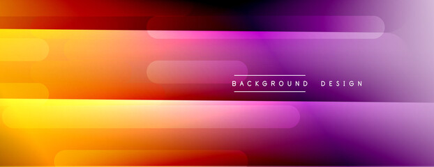 Dynamic lines abstract background. 3D shadow effects and fluid gradients. Modern overlapping forms