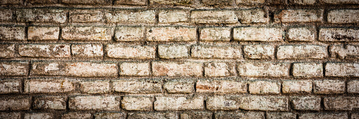 Grunge brickwork wall texture background