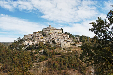landscape of the village of Labro