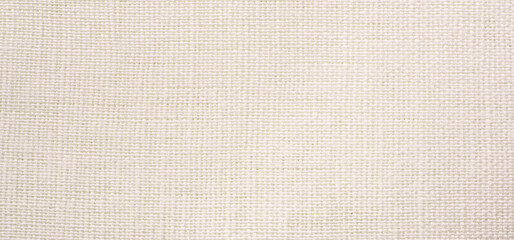 Fototapeta na wymiar linen fabric or canvas texture natural. Textile white for background. Retro style..
