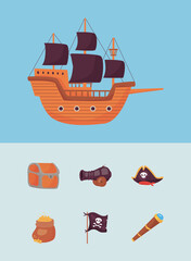 seven pirate icons