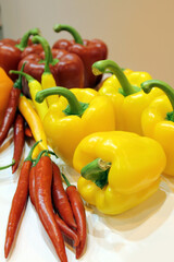 Pimientos de colores