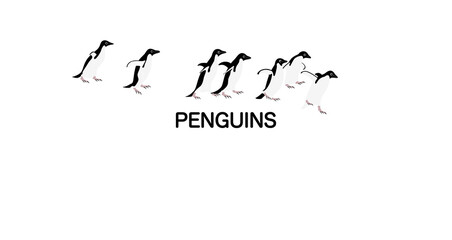 装飾素材「ペンギン」 © renoji