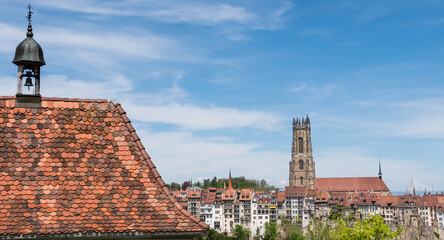 Fribourg Vue Des Hauteurs