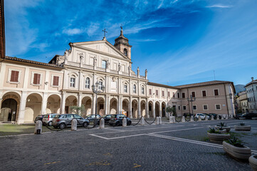 Fototapeta na wymiar cathedral of terni in the historical part of the city