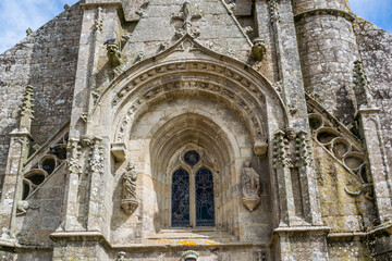 Guerlesquin, cité de caractère dans le Finistère en Bretagne.	