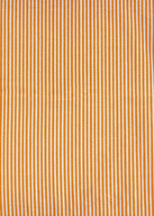 Obraz premium Orange striped tablecloth background texture