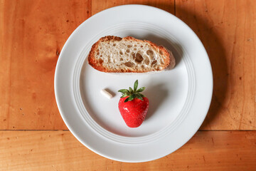 Frühstück mit .Nahrungsergänzungsmittel