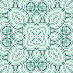 Linear moroccan zellige tile seamless ornament. Ethnic geometric vector elements. Bedcover print design. Stylish moroccan zellige tilework perpetual pattern. Interior decoration print.