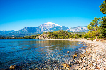 Naklejka premium Phasiles Beach in Turkey