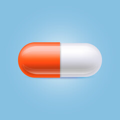 Realistic pills. Medicine tablets round vitamins and capsule drugs, different healthcare pharmacy. Vector pharmaceutical dosage cure medicines set