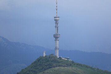 Fototapeta premium summer view of the city of Almaty, Kazakhstan