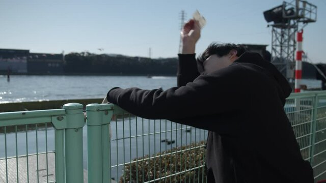 Gambler feeling the pain of a loss