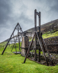 The old Beam Engine at Wanlockhead in the Leadhills. It was used in an old lead mine to remove water from the mine.