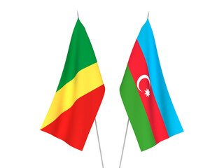 Republic of Azerbaijan and Republic of the Congo flags