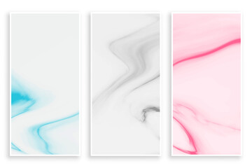 pastel color abstract marble texture banner