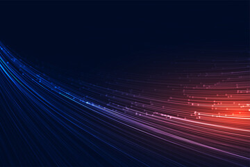 flowing speed lines technology background