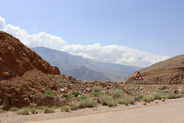 landscape of the mountains