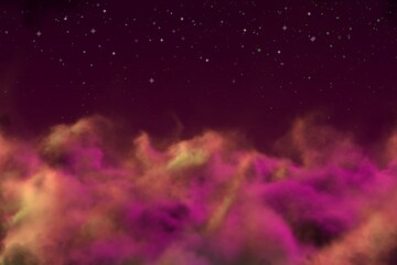 fantasy smoke concept with stars creative abstract background for any design purposes