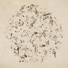 Old musical background.