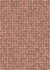 Abstract Geometric Pattern generative computational art illustration