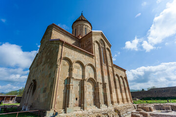 Fototapeta na wymiar Old orthodox church in the village Samtavisi. Georgia