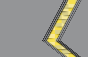 Illuminating yellow 3d background. Textured wallpaper illustration