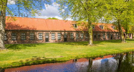 Fototapeta na wymiar Historic buildings of the former prison in Veenhuizen, Netherlands