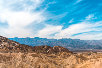 Naklejka na ściany i meble Mountains and hills in Zabritski Point, Death Valley