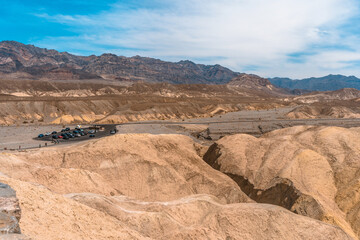 Mountains and hills in Zabritski Point, Death Valley