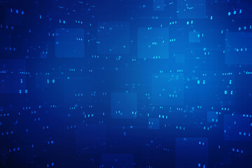 Binary Code Background, Digital Abstract technology background, Big data digital binary code, Internet Data Communication and Transfer background, Futuristic information technology concept