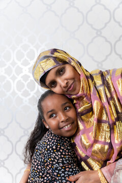 A Black Muslim woman with her young niece