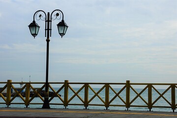 Walking trail by the sea