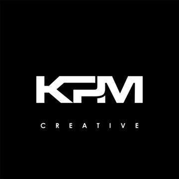 KPM Letter Initial Logo Design Template Vector Illustration