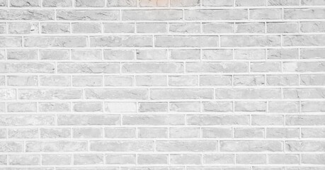 Close-up view of white and grey brick wall, backgrounds and urban concepts