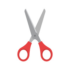Scissor icon, Symbol clipart, Isolated on white background, Vector illustration