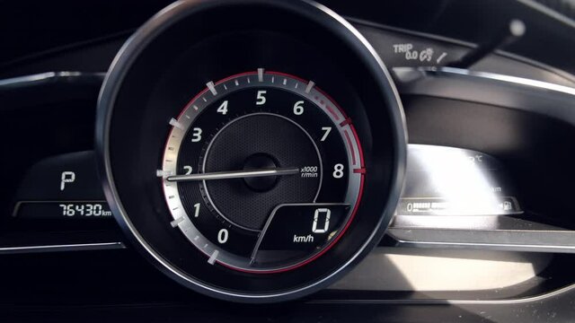 car dashboard auto digital radar navigator tracking control driving console indicator, mode detail panel for automobile automotive transport