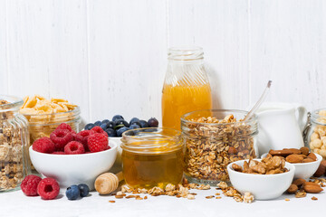 delicious products for a healthy breakfast