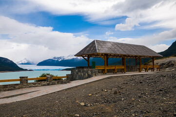 Glacier Lookout,Perito Moreno Glacier, Los Glaciares National Park, Santa Cruz Province, Patagonia Argentina.