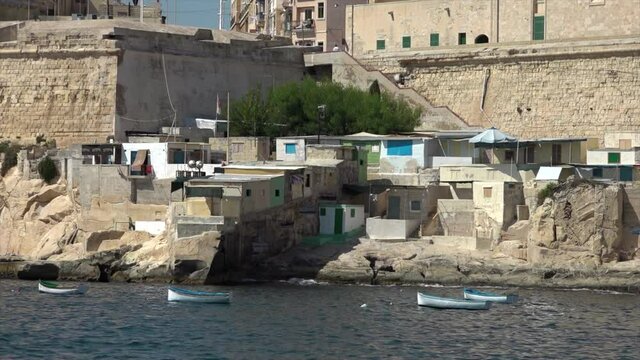 Shoreline of Malta.