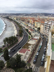Obraz premium Côte d’Azure, ville de nice