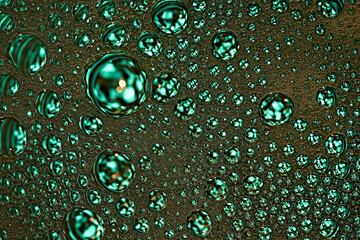 Multicolored bubbles abstract background design.