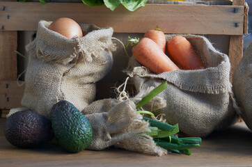 Organic, fresh and seasonal vegetables