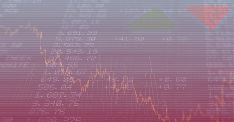 Composition of financial data processing over stock exchange readings