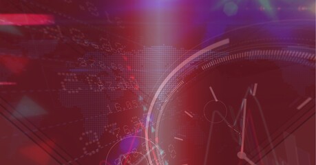 Composition of scope scanning, financial data processing over stock exchange readings